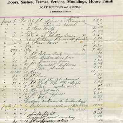 Billheads and letterheads from Camden businesses