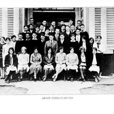 Megunticook CHS Class of 1929 Photo: Origformat: Book; Resolution: 100 dpi