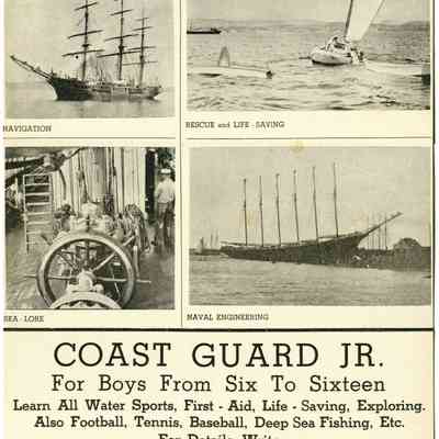 Poster for Camp Vikan "Coast GUard Jr."