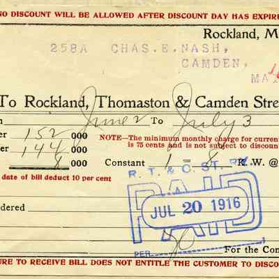 Billheads Collection 186