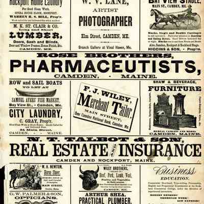 Camden business advertisements poster