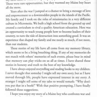 Paul Marshall's memoir of World War II