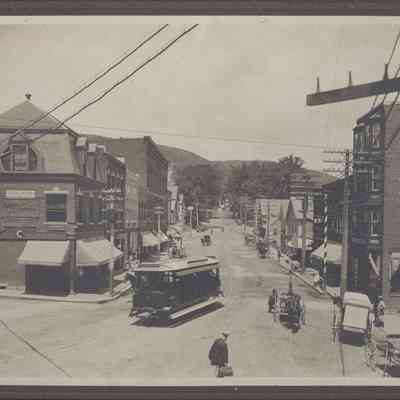 Main Street with trolley