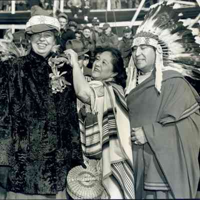 Roosevelt with Wampum Headband