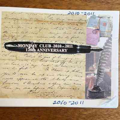 Monday Club Programs from the 2010s
