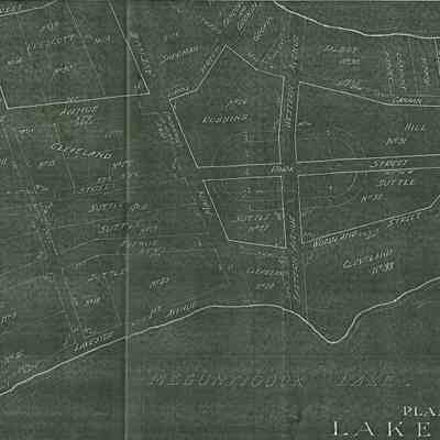 Plan for development of Lake City area circa 1887 revised 1916