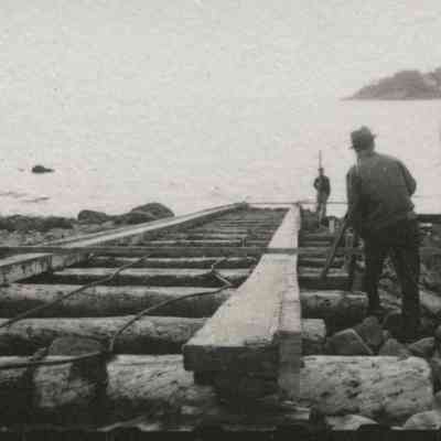 Ways At Camden Shipyard 1941