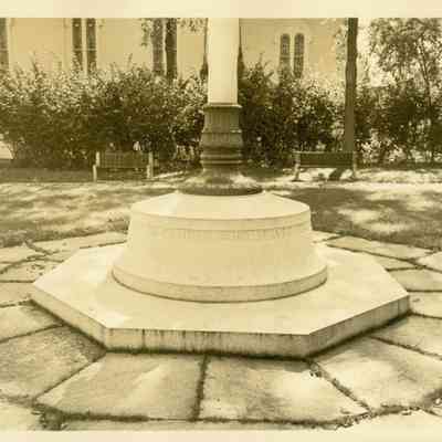 Village Green Flagpole Base