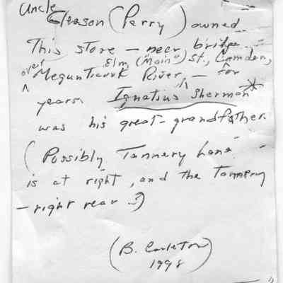 Perry Store -main St Camden Verso