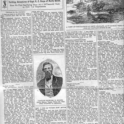 Thrilling Adventures of Capt. E.F. Stone of North Haven