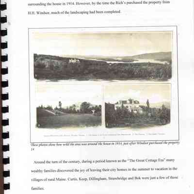 History of the Richmont estate in Hope, Maine