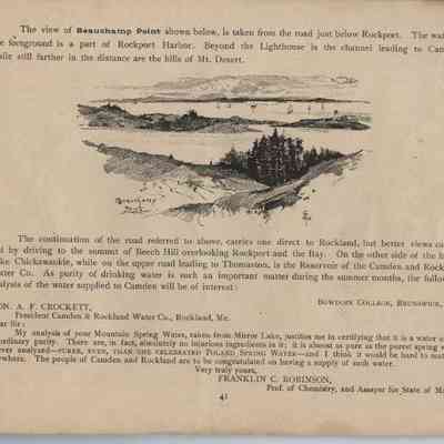 The Camden Mountains on the Coast of Maine