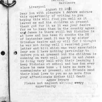 transcribed correspondence of Capt. Nicholas Berry of Camden 1801-1878