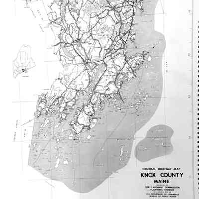 1964 Highway map: Origsize: 14.5x18.5"