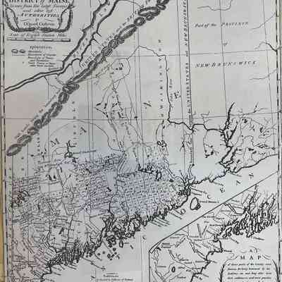 A Map of the District of Maine