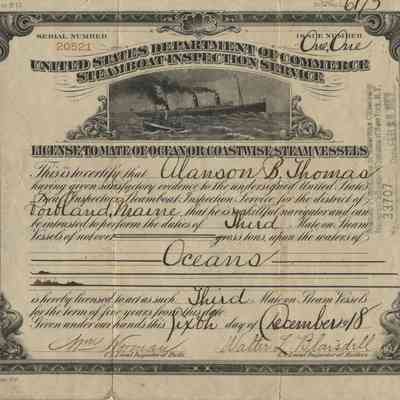 steamboat inspection license