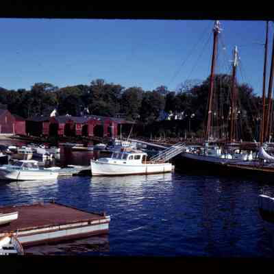 Camden harbor, 1969