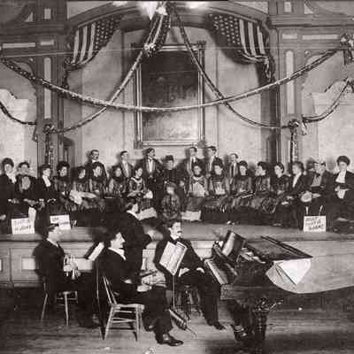 Theatrical performance in Camden: Origformat: Print-Photographic