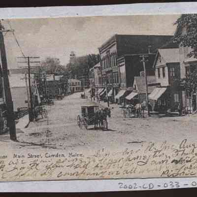 Main Street postcard