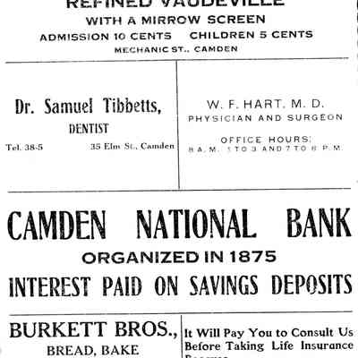 Megunticook December 1913 ads2: Origformat: Book; Resolution: 100 dpi