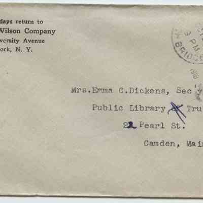 Sanville letter envelope