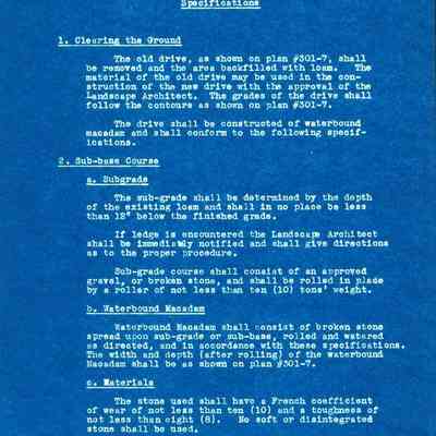 Blueprint, Macadam - p. 1