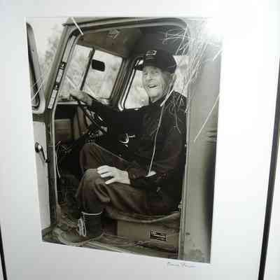 Robert Oxton in his truck