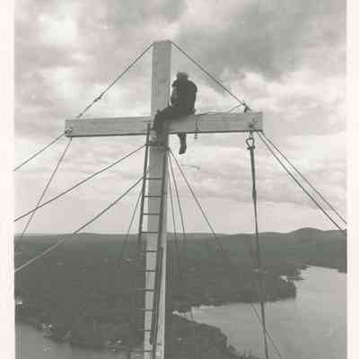 Ruins of lime kiln at Rockport Harbor