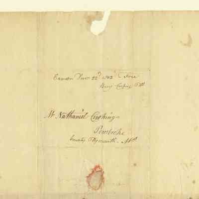 Cushing Letter - 1802