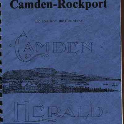 pre - 1900 - 1985 A Scrapbook History of Camden - Rockport