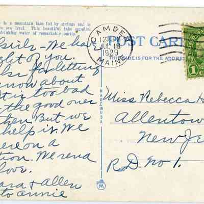 Pat Jones Postcard Collection 005c