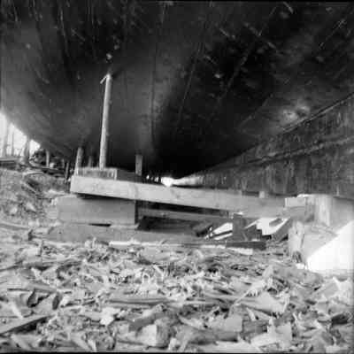 Hull of the "George W. Wells" - August 1900