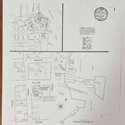 Sanborn Insurance Maps of Belfast, Maine.1884