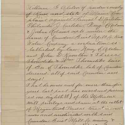 William V. Alden v. Samuel D. Carleton, et al.