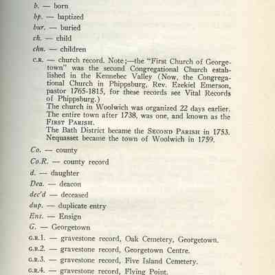 Vital Records of Georgetown Maine to the year 1892. Volume II - Marriages.