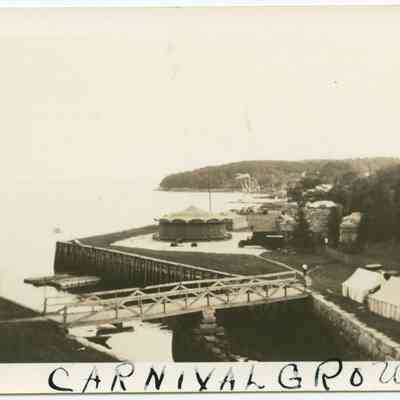 Rockport harbor carnival grounds, August 1936