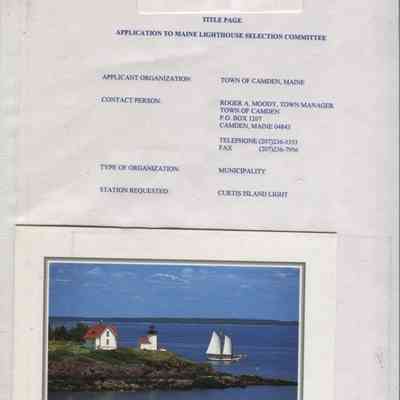 Town of Camden - Curtis Island Light Tower Acquisition 1997