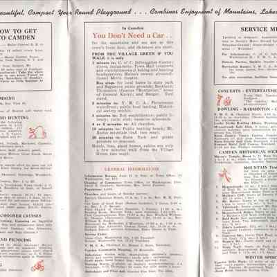 1943 Camden Chamber of Commerce brochure: Origformat: Artifact