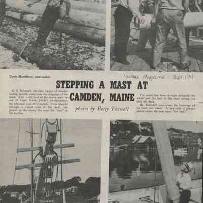 Stepping A Mast Article Sept 1941