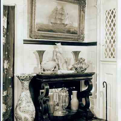 Interior of Hill Acres estate