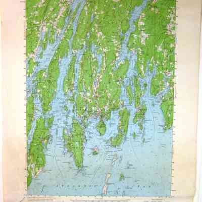 BOOTHBAY QUADRANGLE MAINE