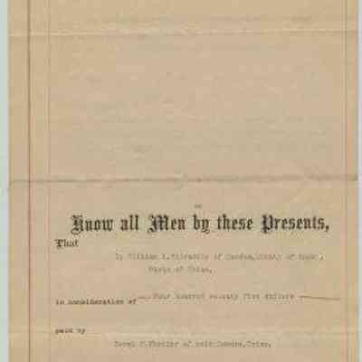 Barrett Collection 031 Deed William H. Thorndike to Sarah P. Wheeler 1901