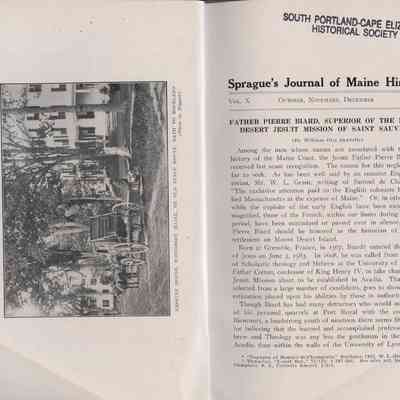 Sprague's Journal of Maine History