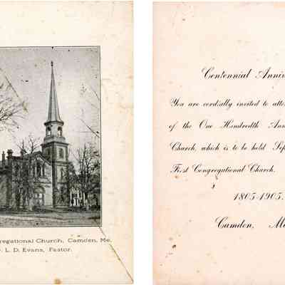 First Congregational Church invitation