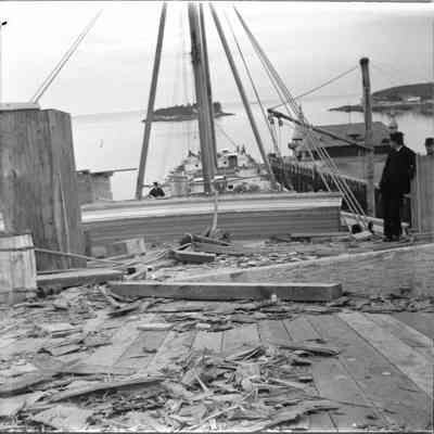 Deck of the "John B. Prescott"