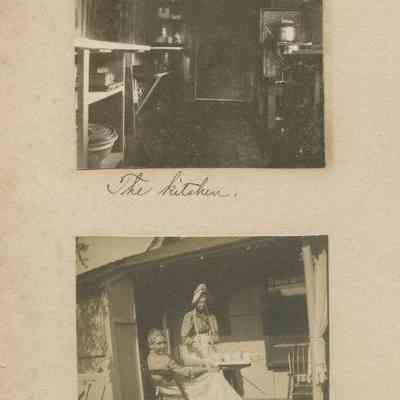 "The kitchen."; "At Breakfast."