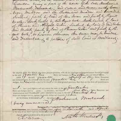 Nathaniel Wentworth to Edwin Kinsley