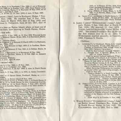 Witherspoon genealogy