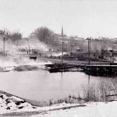 Ruins of Main Street after the 1892 fire