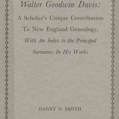 Walter Goodwin Davis